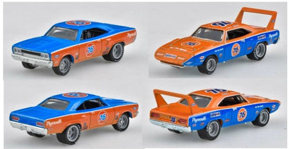 HCY76 Hot Wheels Premium 2 Pack Plymouth Super Bird / Road Runner