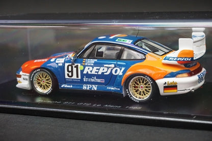 1:43 SPARK S5512 Porsche 911 GT2 LM 1995 #91 model car