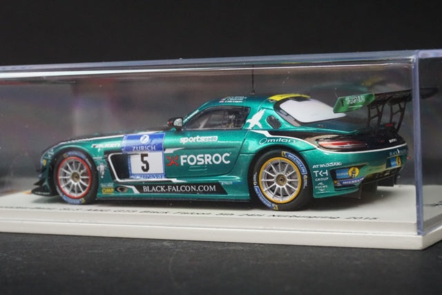 1:43 SPARK SG188 Mercedes Benz SLS AMG GT3 Black Falcon Nurburgring 24h 2015 #5