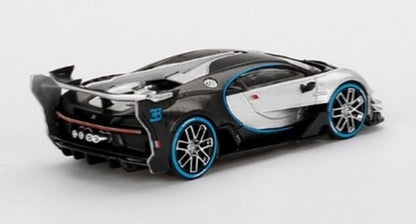 MGT00369-L TSM MINI-GT 1:64 Bugatti Vision Gran Turismo Silver LHD