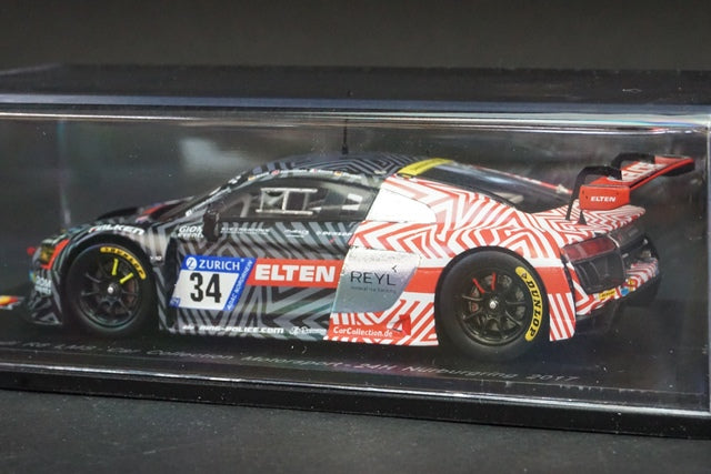 1:43 SPARK SG303 Audi R8 LMS Car Collection Motorsport Nurburgring 24h 2017 #34 model car