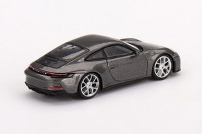 MGT00373-R TSM MINI-GT 1:64 Porsche 911 992 GT3 Touring Agate Gray Metallic RHD