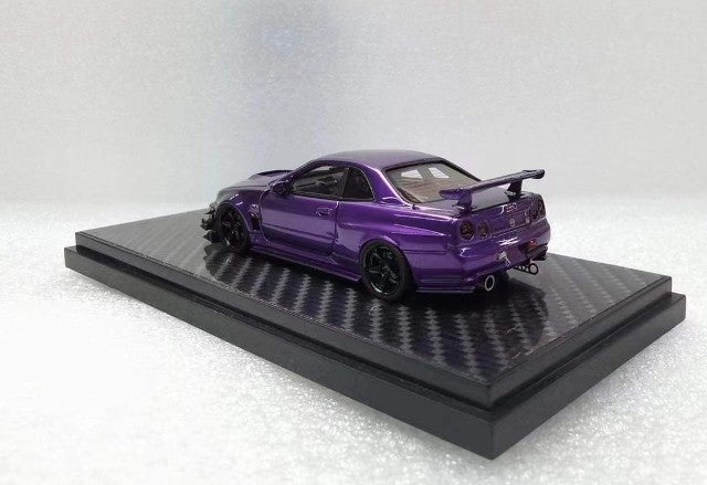 404 Error 1:64 Nissan Skyline GTR R34 Midnight Purple