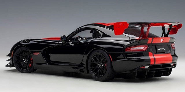 71732 AUTOart 1:18 Dodge Viper 1:28 Edition ACR Black / Red Stripe model cars