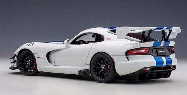 71731 AUTOart 1:18 Dodge Viper GTS-R Commemorative Edition ACR Pearl White / Blue Stripe