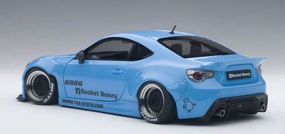 78758 AUTOart 1:18 Rocket Bunny 86 Metallic Sky Blue/Black Wheel