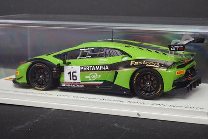 1:43 SPARK SB285 Lamborghini Huracan GT3 GRT Grasser Racing Team SPA 24h 2016 #16