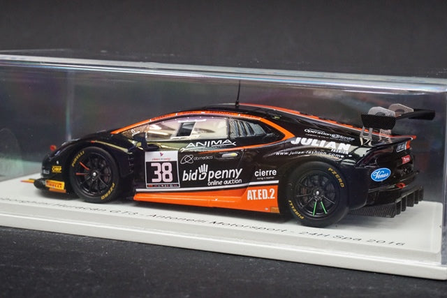 1:43 SPARK SB289 Lamborghini Huracan GT3 Antonelli Motorsport SPA 24h 2016 #38