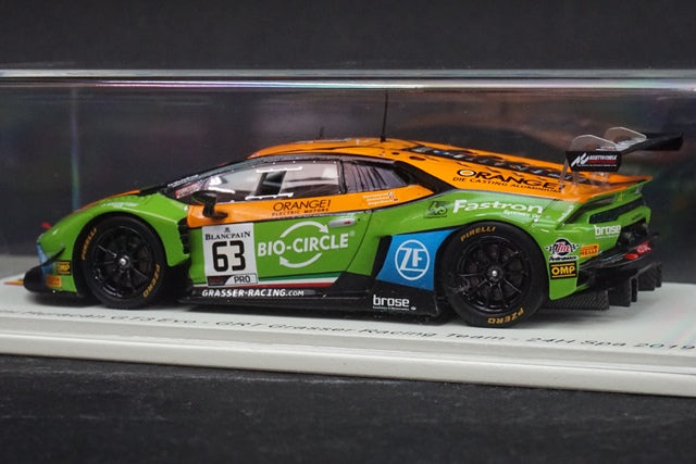 1:43 SPARK SB316 Lamborghini Huracan GT3 EVO GRT Grasser Racing Team SPA 24h 2019 #63