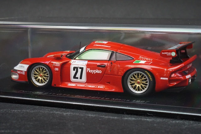 1:43 SPARK S5604 Porsche 911 GT1 Le Mans 24h 1997 #27 model car