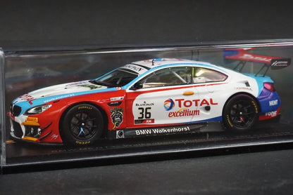 1:43 SPARK SB280 BMW M6 GT3 Walkenhorst Motorsport SPA 24h 2019 #36 model car