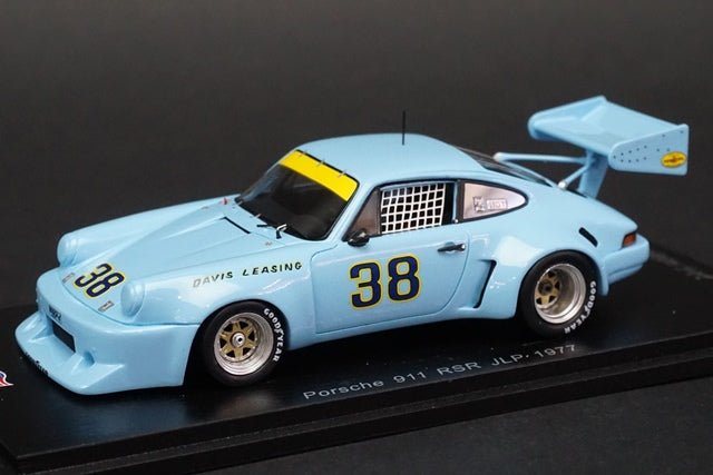 1:43 SPARK US045 Porsche 911 RSR #38 Mid-Ohio 100 Miles 1977 John Paul model car