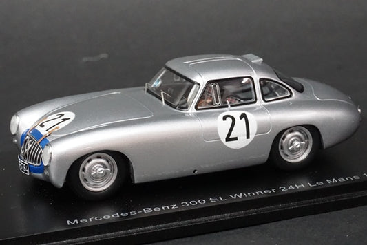 1:43 SPARK 43LM52 Mercedes Benz 300 SL #21 Winner 24h Le Mans 1952 H.Lang-F.Riess model car