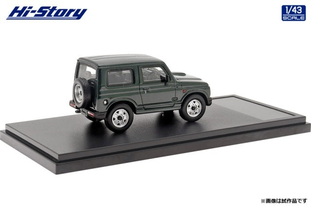 HS378GR Hi-Story 1:43 Suzuki Jimny XC (1997) British Green Pearl model car