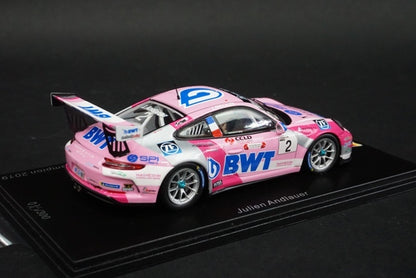 1:43 SPARK SG428 Porsche 911 GT3 Cup Deutschland #2 Champion 2019 model car