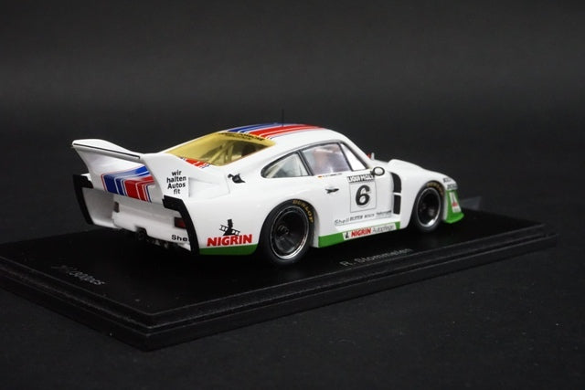 1:43 SPARK SG027 Porsche 935 J #6 Winner DRM Zolder 1980 Rolf Stommelen model car