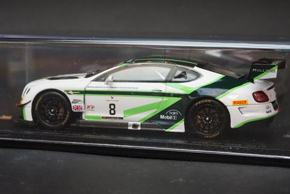 1:43 SPARK SB124 Bentley Continental GT3 M-Sport SPA 24h 2016 #8 model car