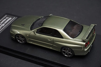 1:43 HPI 8367 MIRAGE Nissan Skyline GT-R V-spec II Nur R34 Millennium Jade