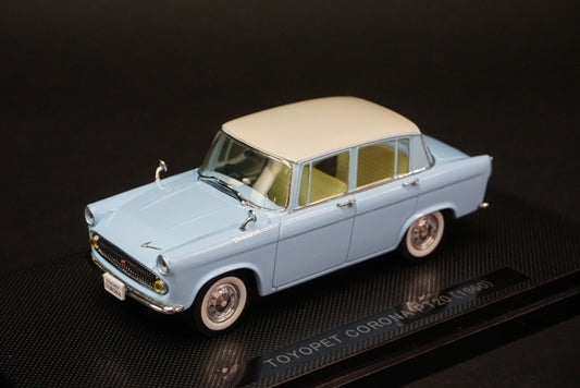 1:43 EBBRO 43678 Toyopet Corona PT20 1960 Light Blue model car