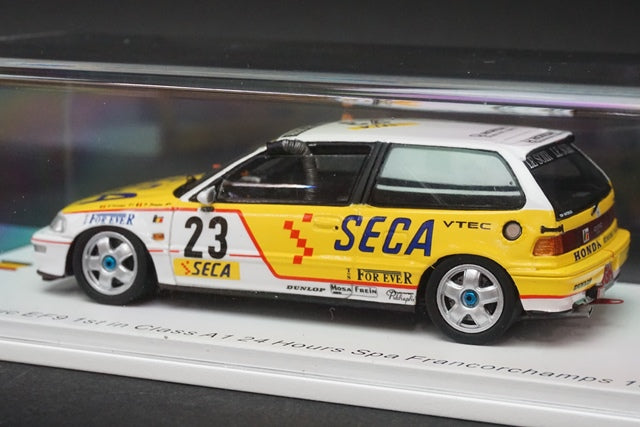 1:43 SPARK SB137 Honda Civic EF9 1st in class A1 SPA 24h Francorchamps 1990 #23