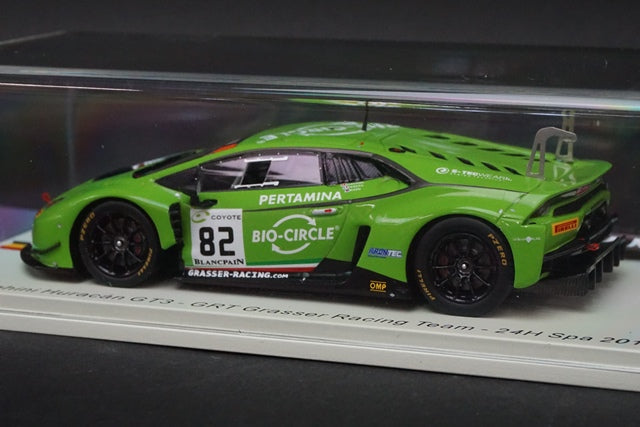 1:43 SPARK SB309 Lamborghini Huracan GT3 GRT Grasser Racing Team SPA 24h 2018 #8