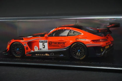 1:43 SPARK SB383 Mercedes AMG GT3 HRT Silver Cup Winner SPA 24h 2020 #5