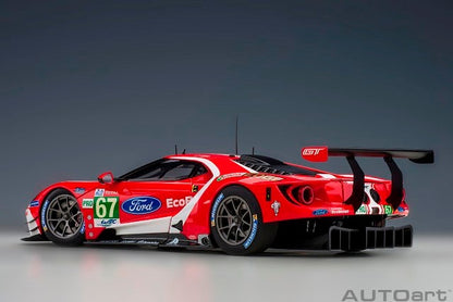 81911 AUTOart 1:18 Ford GT 2019 #67 Le Mans 24H LMGTE Pro Class Red / White