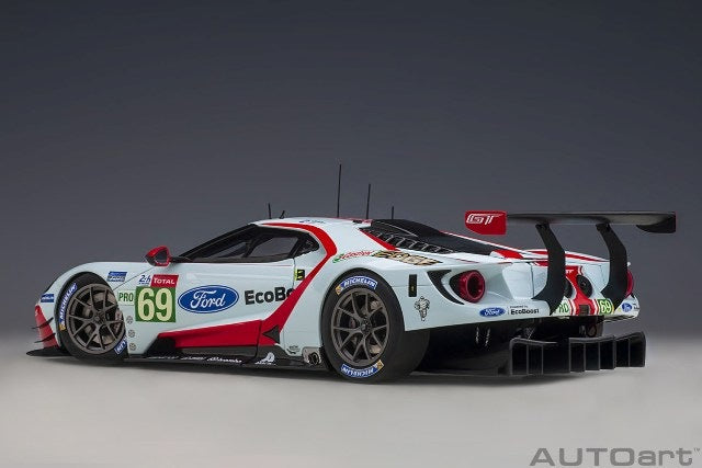 81913 AUTOart 1:18 Ford GT 2019 #69 24H Le Mans LMGTE Pro class Light Blue/Red