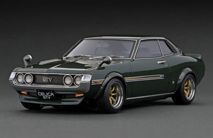 IG2592 ignition model 1:18 Toyota Celica 1600GTV TA22 Green With Engine Resin Model Online Shop Limited