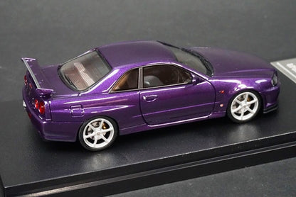 1:43 HPI 8381 MIRAGE Nissan Skyline GT-R V-spec R34 Midnight Purple III