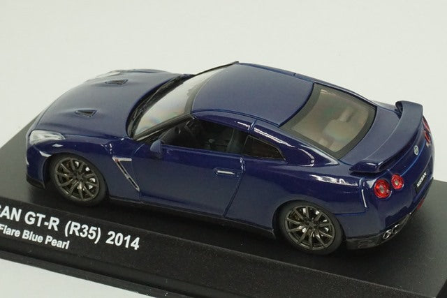 1:43 KYOSHO KS03744ABL Nissan GT-R R35 2014 Aurora Flare Blue