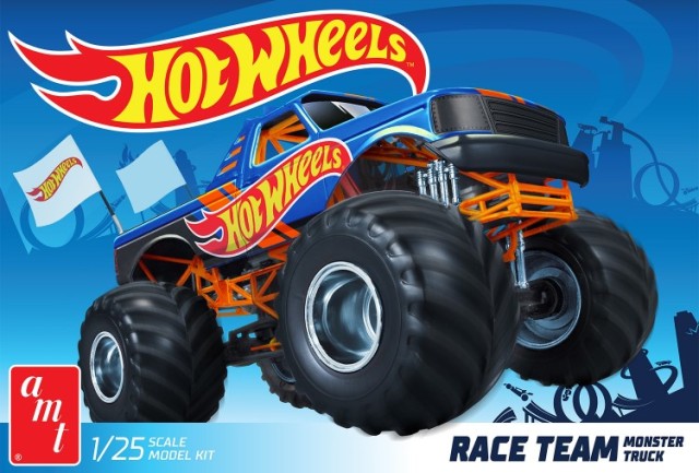 AMT1256 Hot Wheels 1:25 Ford Monster Truck Plastic Model