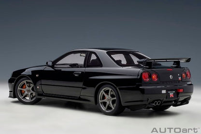 77407 AUTOart 1:18 Nissan Skyline GT-R (R34) V Spec 2 Black Pearl