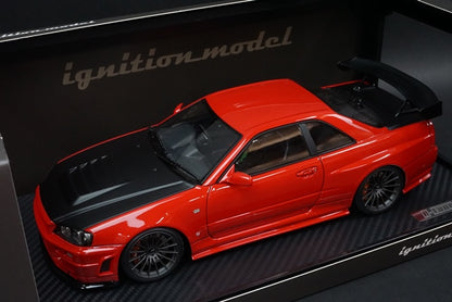 1:18 Ignition model IG1831 Nismo R34 GT-R R-tune Red model car