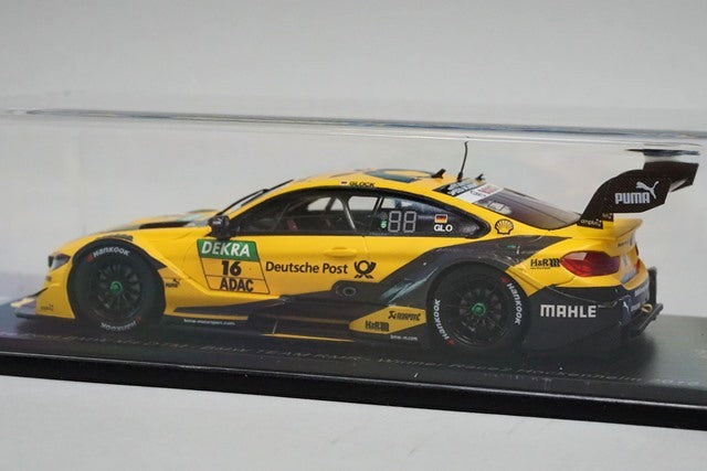 1:43 SPARK SG635 Deutsche Post BMW M4 DTM BMW TEAM RMR Hockenheim Race 2 Winner T.Glock 2018 #16