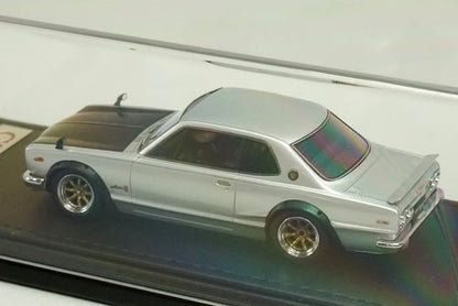 1:43 ignition model IG0071 Nissan Skyline 2000 GT-R (KPGC10) Silver