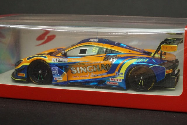 1:43 SPARK SA208 McLaren 720S GT3 ABSSA Motorsport Blancpain World Challenge Asia 2019 #61