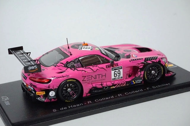 1:43 SPARK SB457 Mercedes AMG GT3 Ram Racing 24h SPA 2021 #69