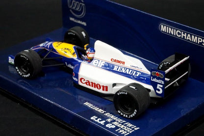 1:43 MINICHAMPS 400910005 Williams Renault FW14 N.Mansell Japan GP 1991 #5