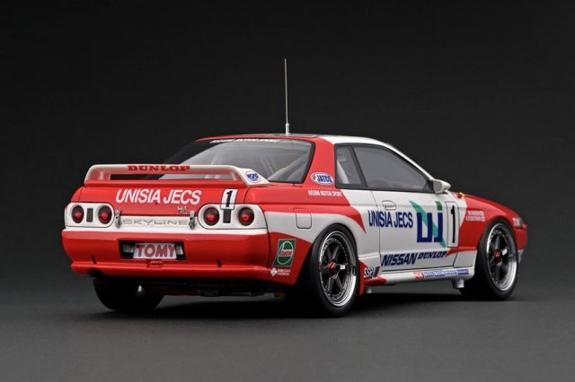 IG2778 ignition model 1:18 Nissan Skyline GTR R32 UNISIA JECS #1 1993 JTC With Mr. Hasemi figure WEB limited