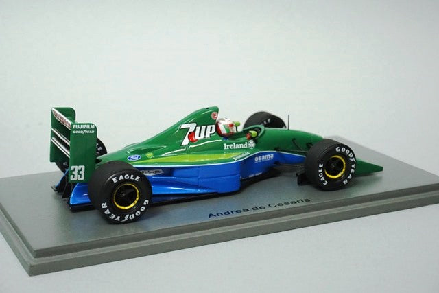 1:43 SPARK S8078 Jordan 191 4th Canadian GP A.de.Cesaris 1991 #33