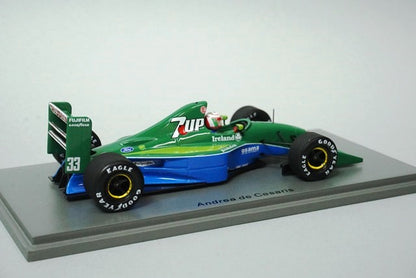 1:43 SPARK S8078 Jordan 191 4th Canadian GP A.de.Cesaris 1991 #33