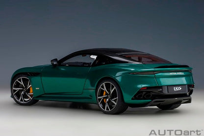 70297 AUTOart 1:18 Aston Martin DBS Superleggera (Metallic Green/Carbon Black Roof)