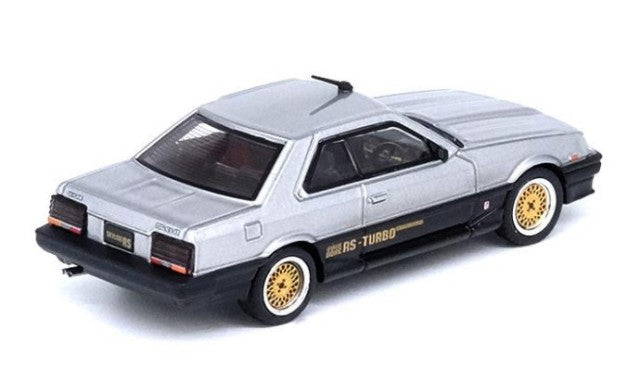 IN64-R30-SLBL INNO MODEL 1:64 Nissan Skyline 2000 TURBO RS-X (DR30) Silver/Black