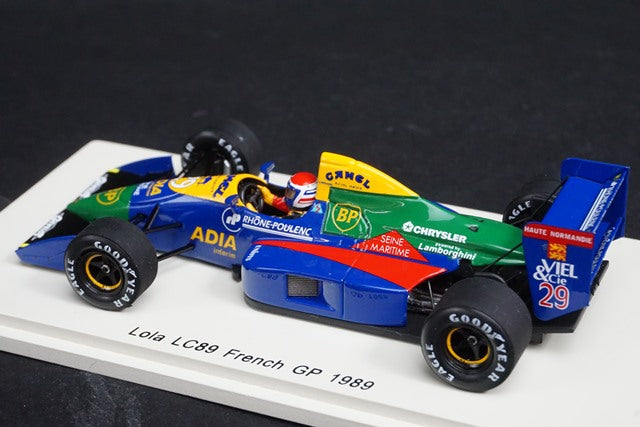 1:43 SPARK S2976 Lola LC89 French GP 1989#29 E.Bernard CAMEL