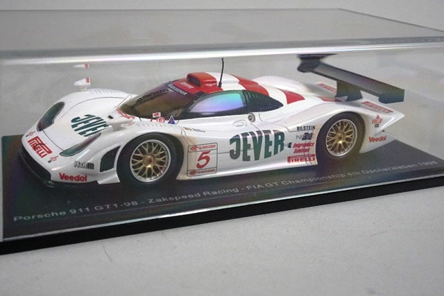 1:43 SPARK S5995 Porsche 911 GT1-98 #5 Zakspeed Racing FIA GT Championship 4th Oschersleben 1998