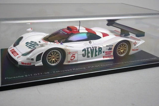 1:43 SPARK S5995 Porsche 911 GT1-98 #5 Zakspeed Racing FIA GT Championship 4th Oschersleben 1998