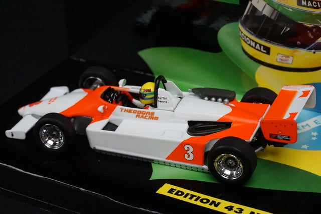 1:43 MINICHAMPS 540834313 Ralt Toyota RT3 A.Senna Macau GP Winner 1983 #3 ASC No.28