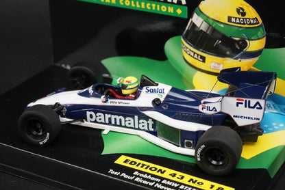 1:43 MINICHAMPS 540834399 Brabham BMW BT52B A.Senna Test Paul Ricard 1983 #5 ASC No.18