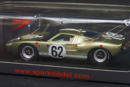 1:43 SPARK S5179 Ford GT40 Le Mans 1967 #62